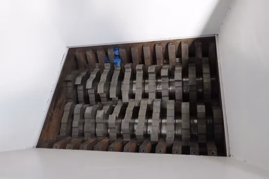 Waste Plastic Textile Double Shaft Shredder