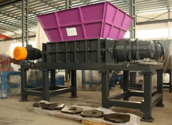 産業用スクラップ金属シュレッダー頑丈な自動車廃棄物鋼二軸シュレッダー