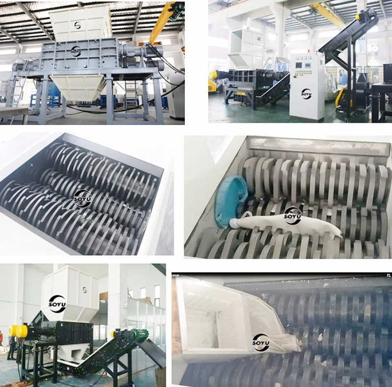 Four Shaft Shredder/Plastic Crushing Machine/Plastic Pail Shredder